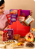 Bhai Dooj Special Gift Hamper: Sweets, Chocolates, Cookies & Dry Fruits