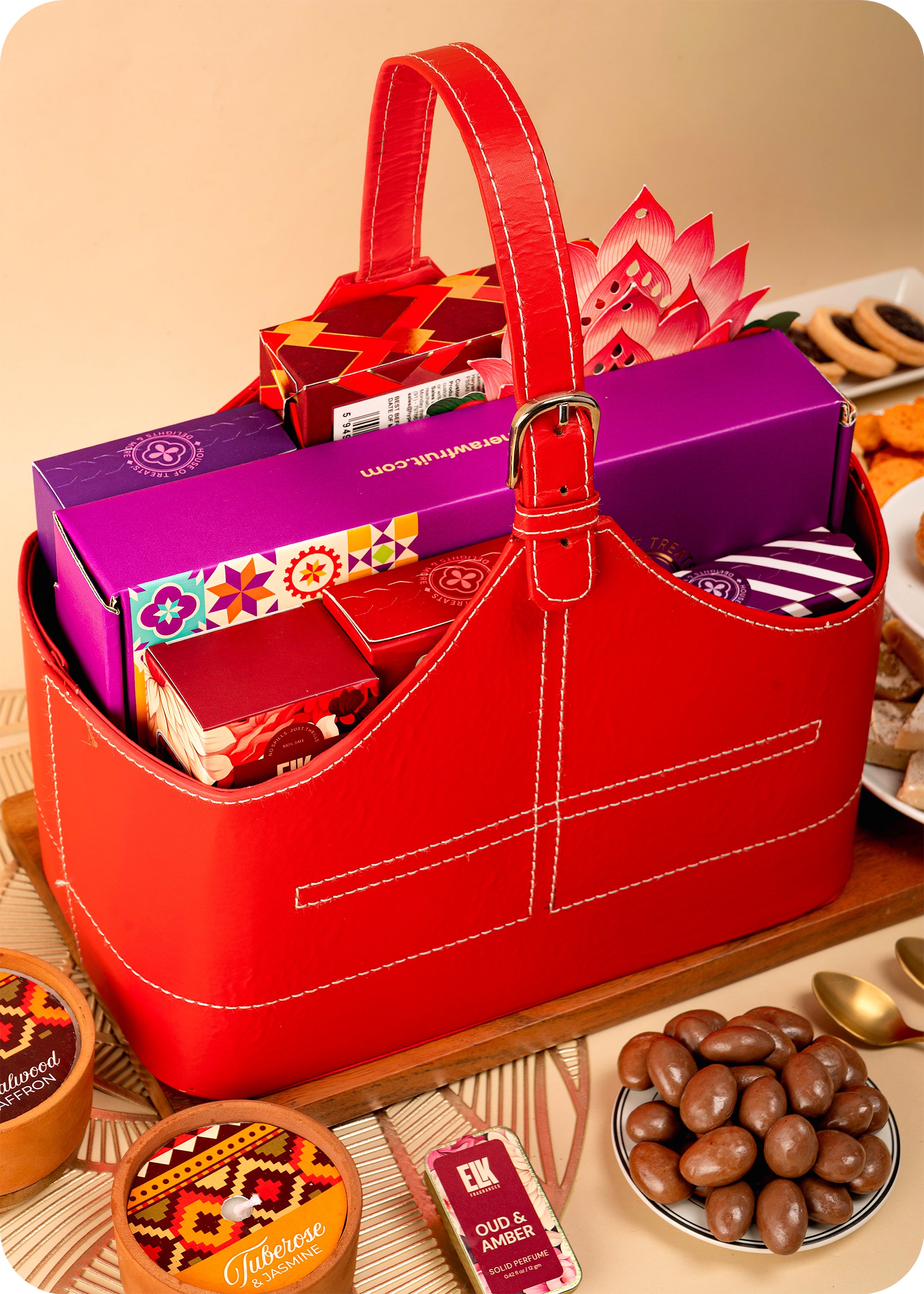 Bhai Dooj Special Gift Hamper: Sweets, Chocolates, Cookies & Dry Fruits