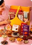 Festive Delights : Sweets with Snacks