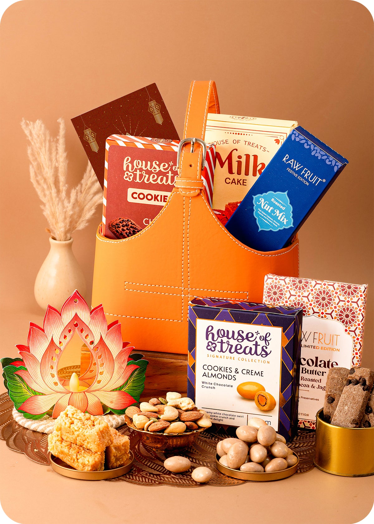 Bhai Dooj Special Gift Hamper: Kaju Katli, Nutty Brittle, Chocolates & Nuts