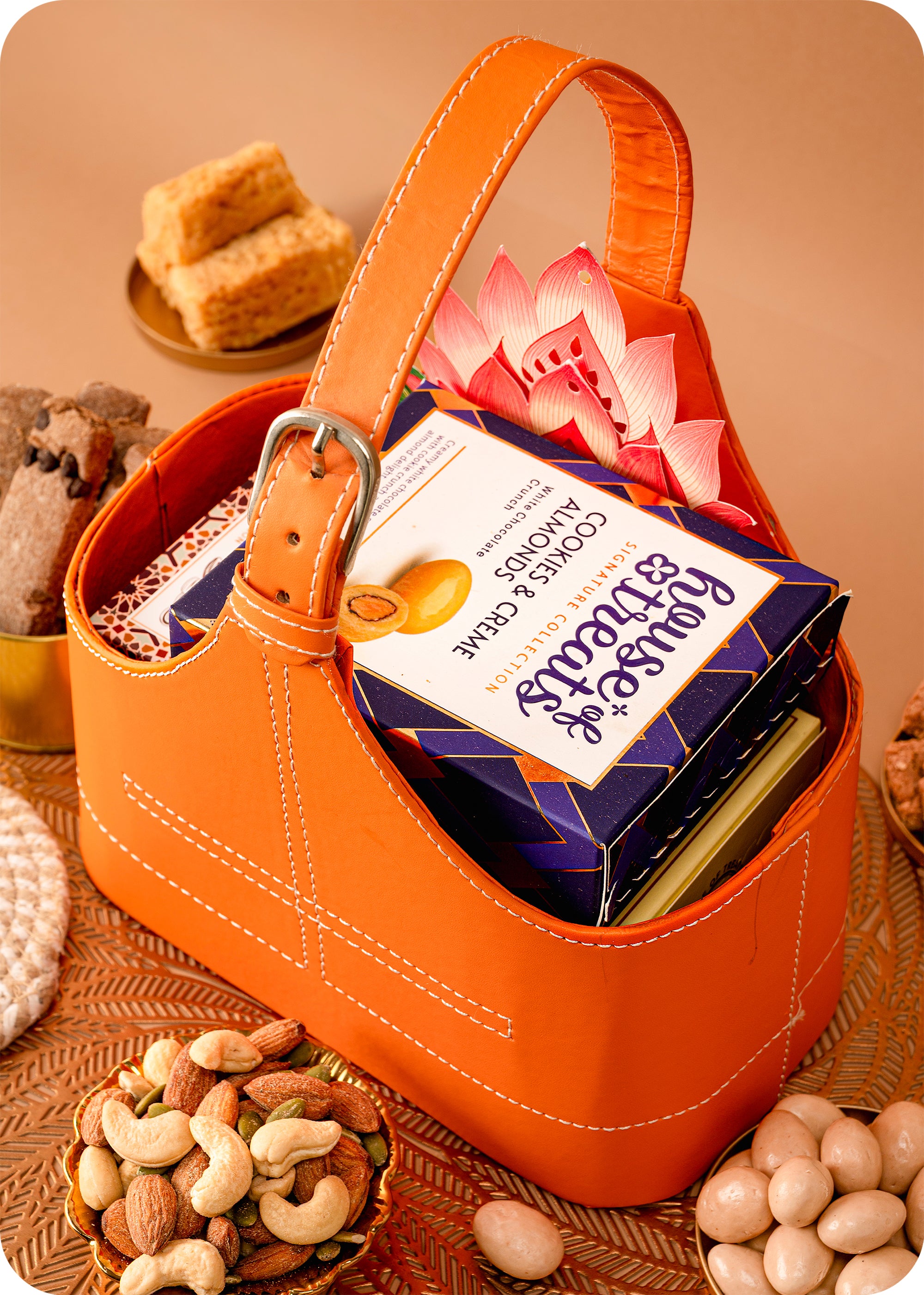 Bhai Dooj Special Gift Hamper: Kaju Katli, Nutty Brittle, Chocolates & Nuts