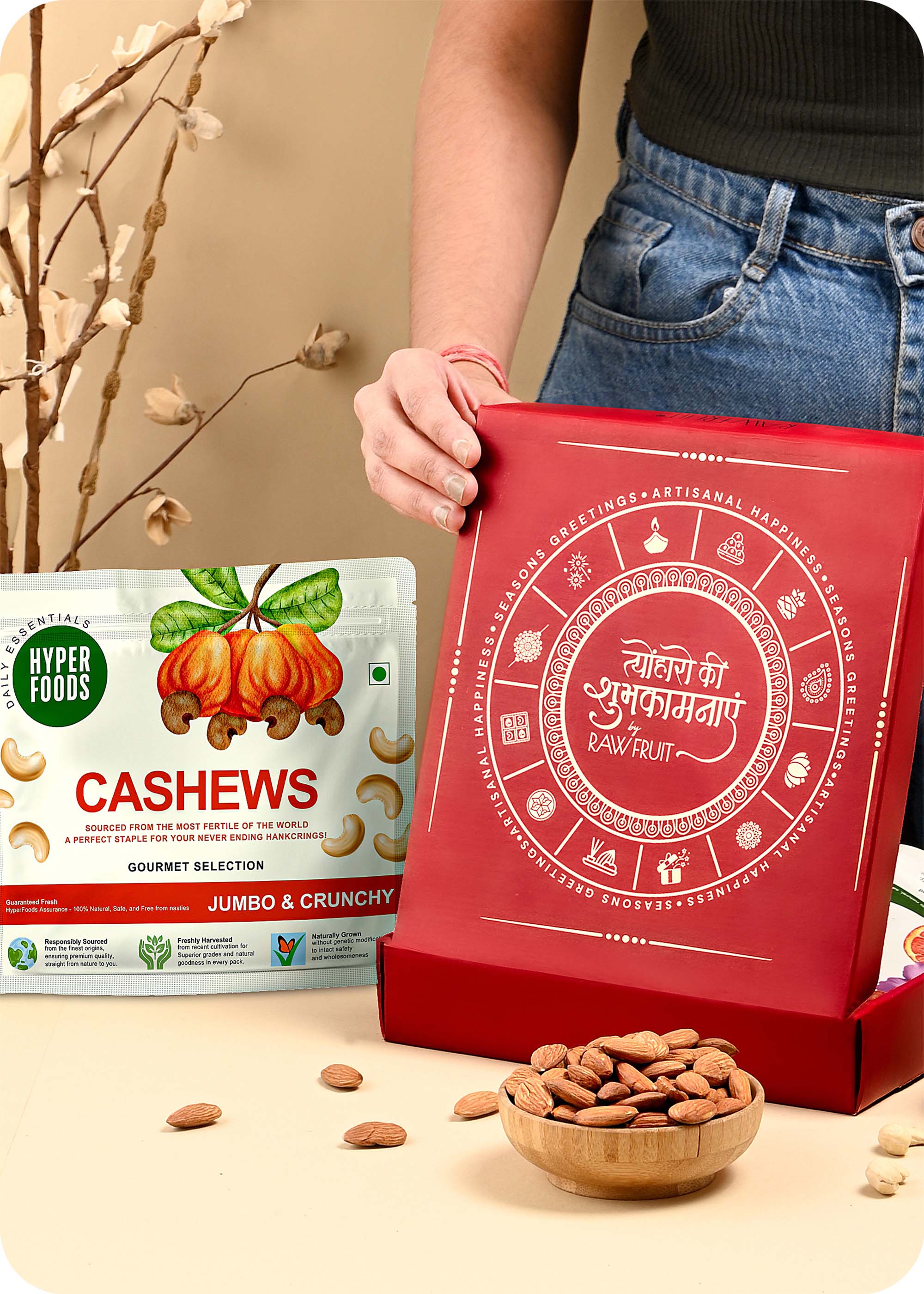 Festive Rays Dry Fruits Hamper