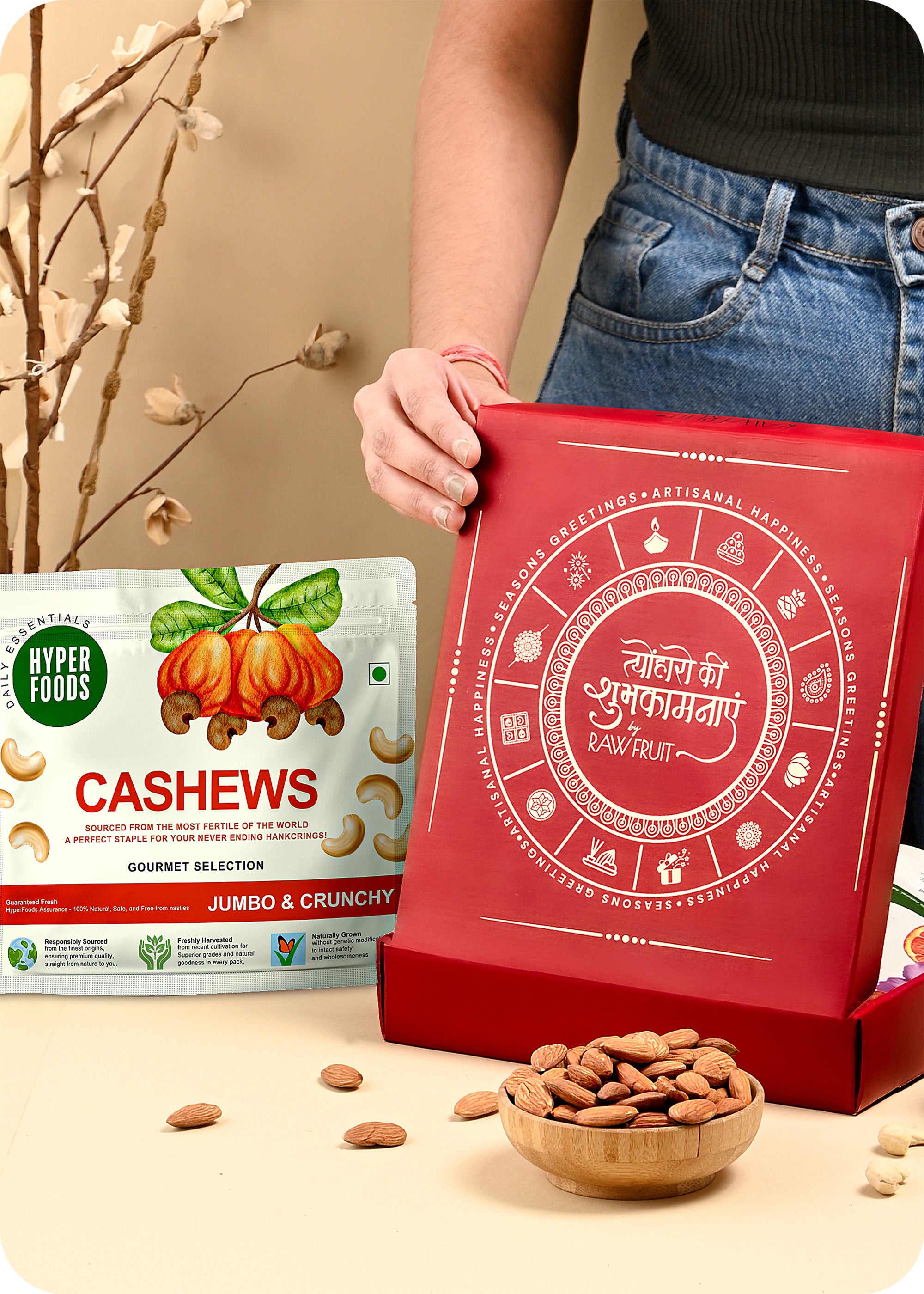 Festive Rays Dry Fruit Hamper