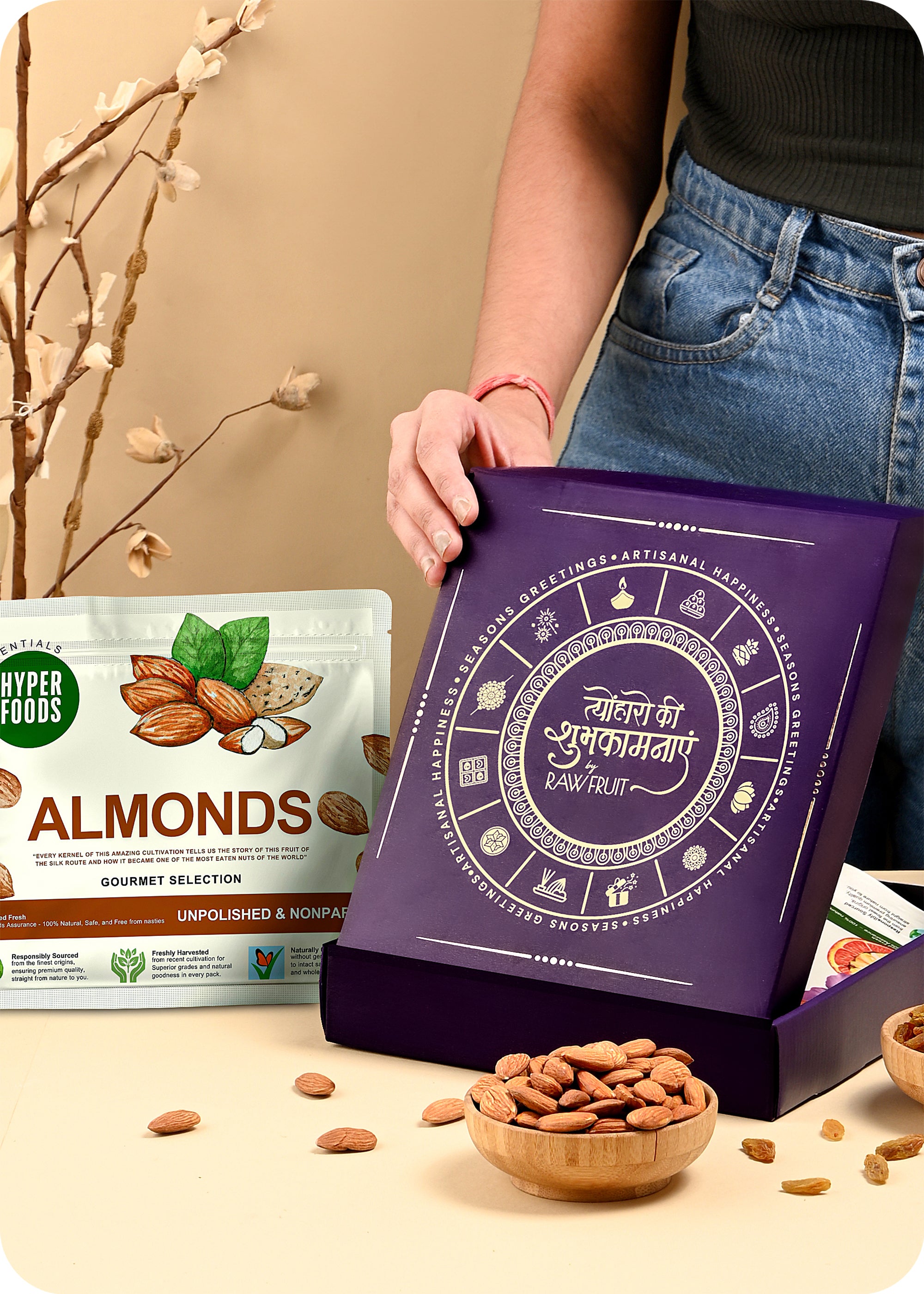 Festive Rays Dry Fruit Pack