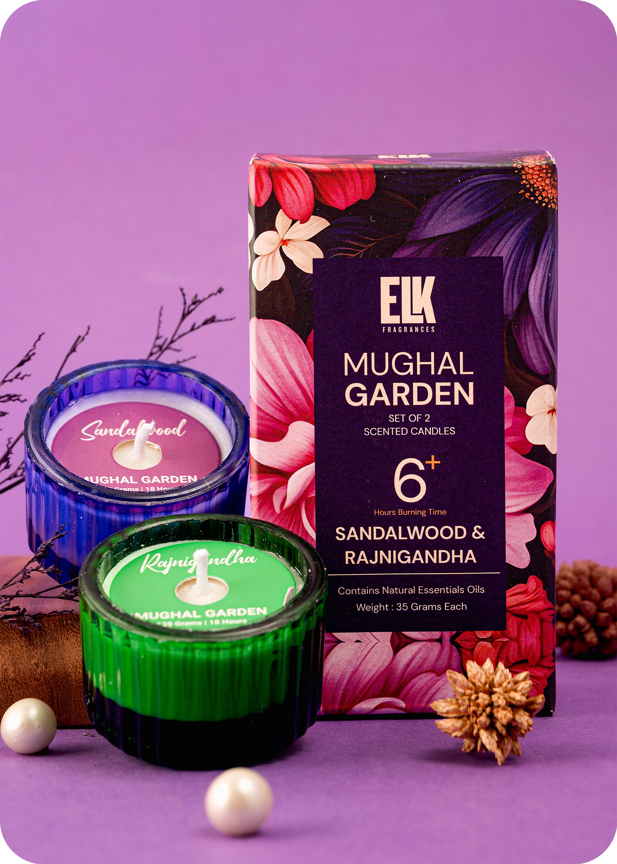 Christmas Gift Hamper : Dragees, Candles & DIY Christmas Tree