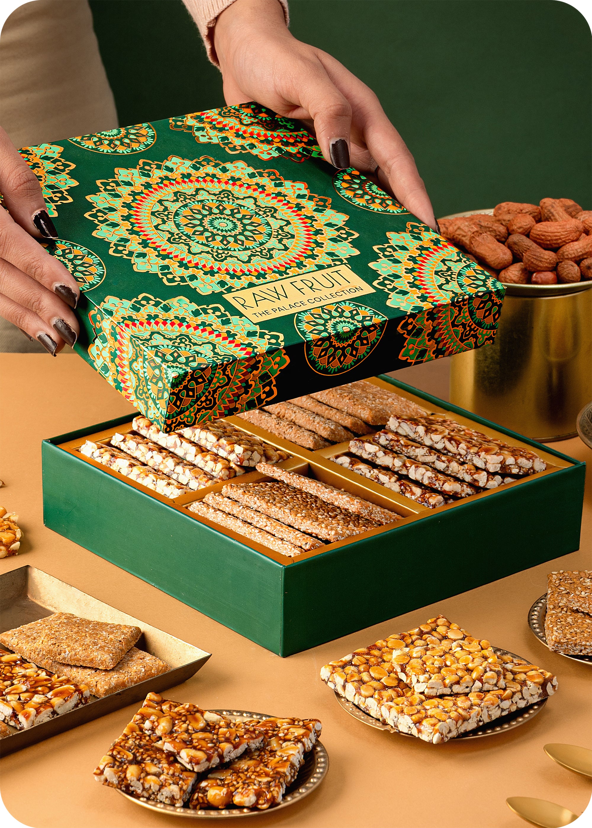 Festive Lohri Gift Box : 4 Varieties of Gajak (500 Grams)