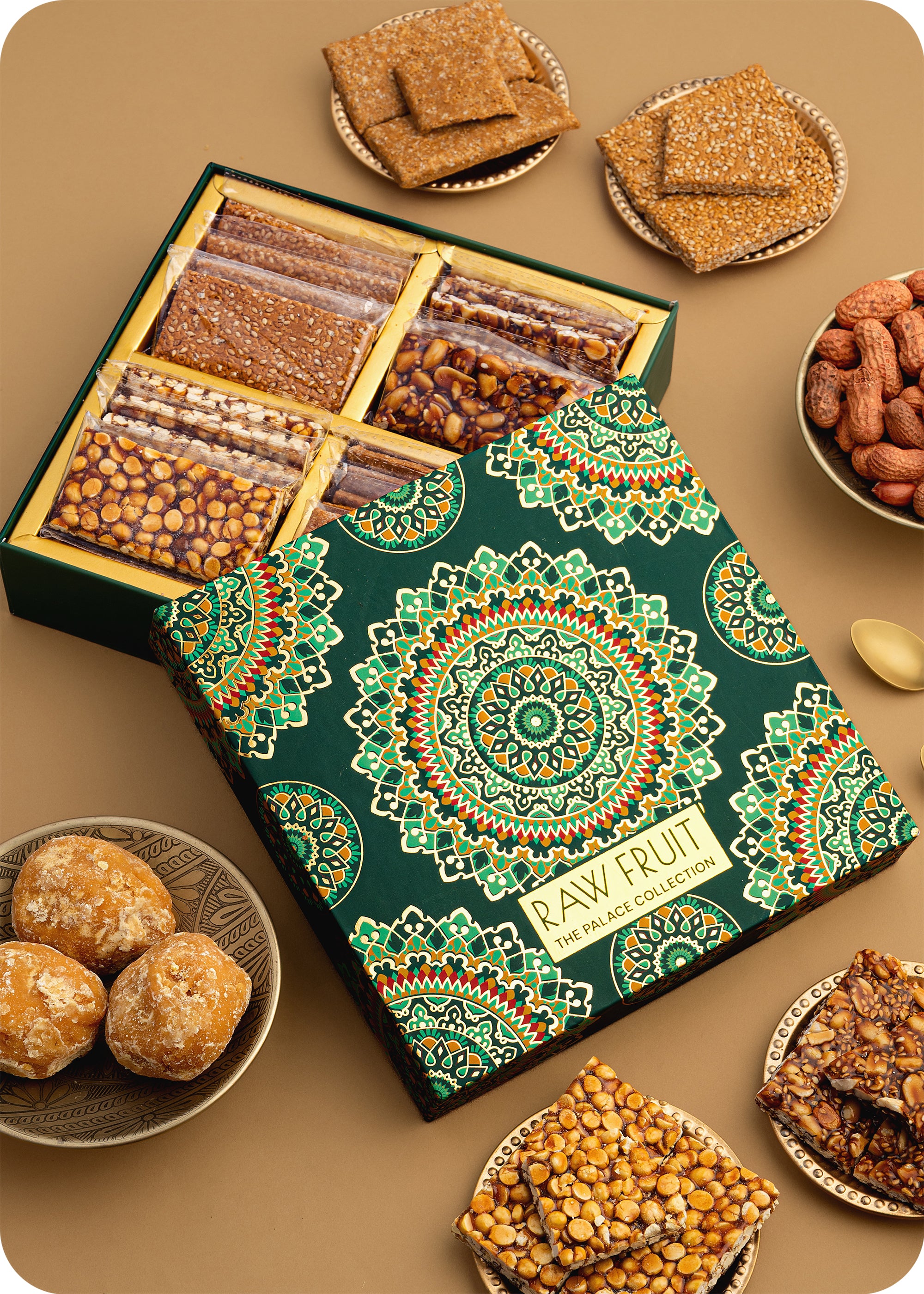 Festive Lohri Gift Box : 4 Varieties of Gajak (500 Grams)