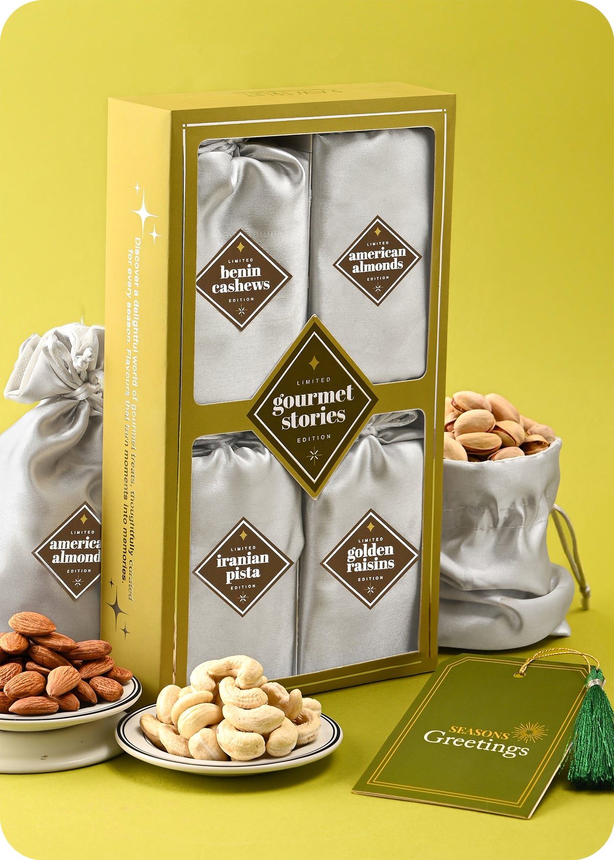 Pack of 4 Dry Fruits Gift Pack