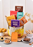 Festive Bhai Dooj Gift Box: Traditional & Gourmet Treats with Roli, Chawal & Dori