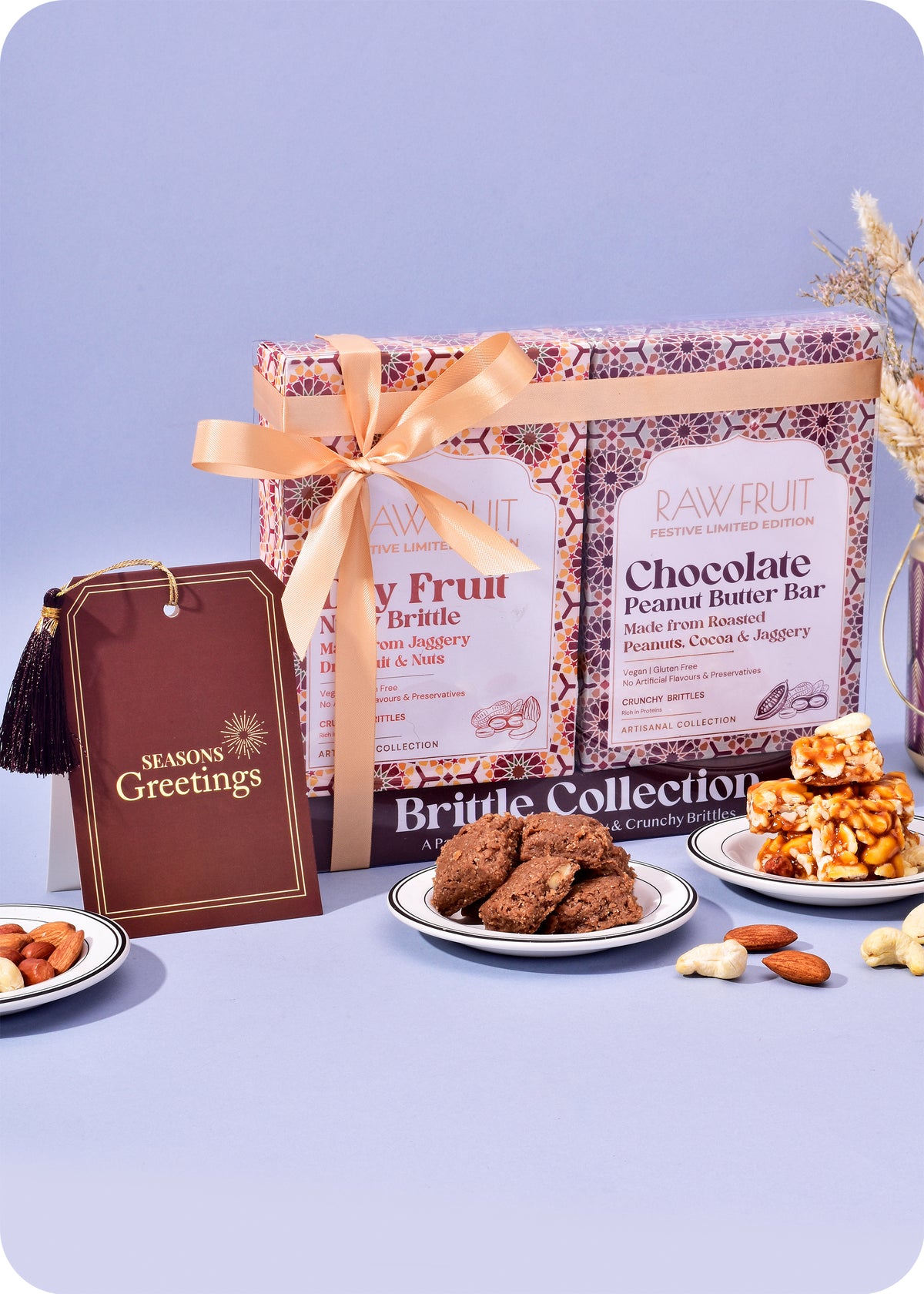 Diwali Gifts: Chocolate Peanut & Dry Fruit Nutty Brittle Pack