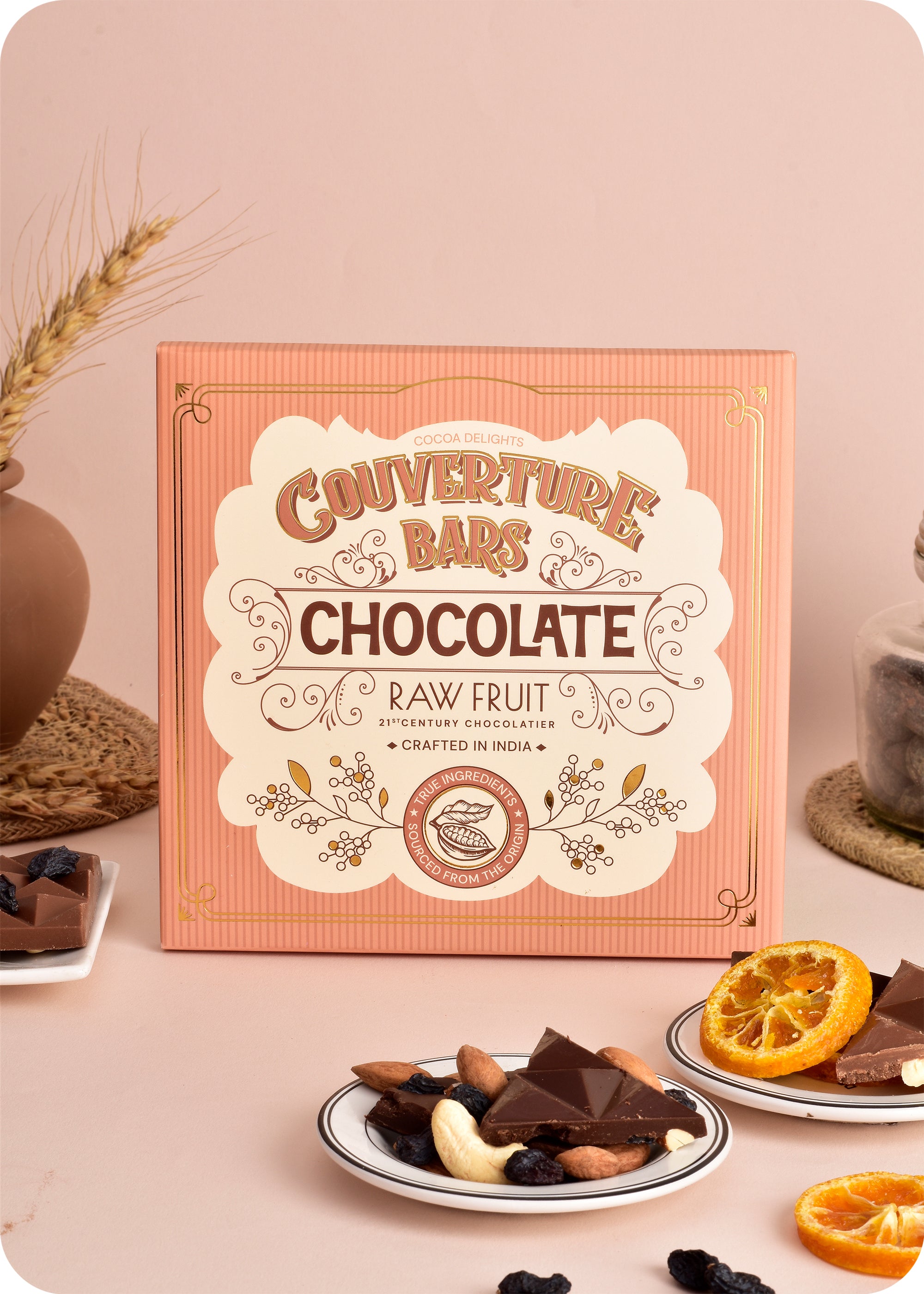 Chocolate Bar Nuts and Orange Peel