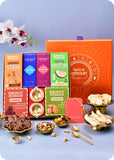 Diwali Hamper Tray: Dry Fruit, Snacks  & Cookies Gift Pack