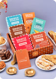 Diwali Hamper Tray: Cookies with Snacks