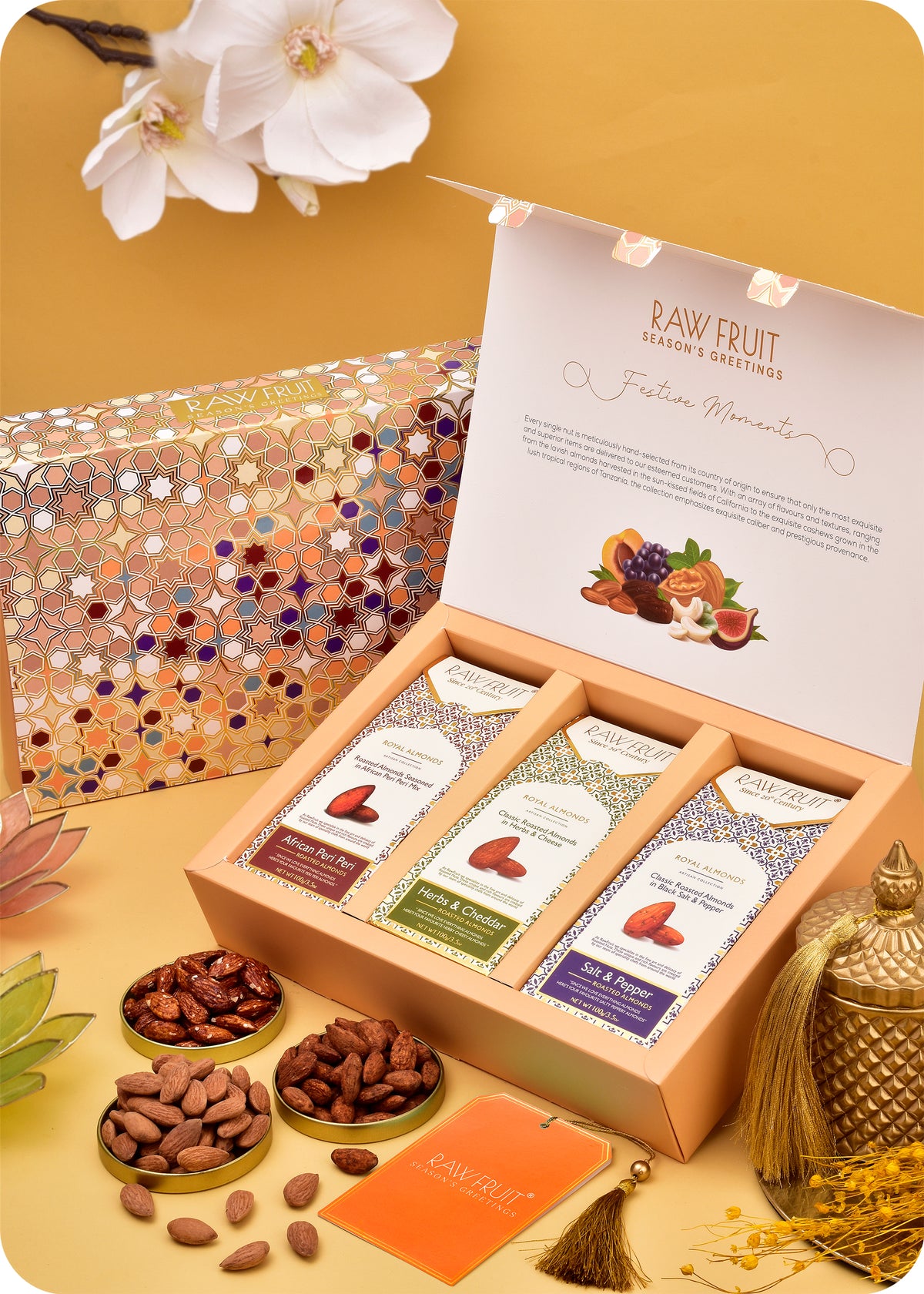 Pack of 3 Roasted Almonds Gift Pack