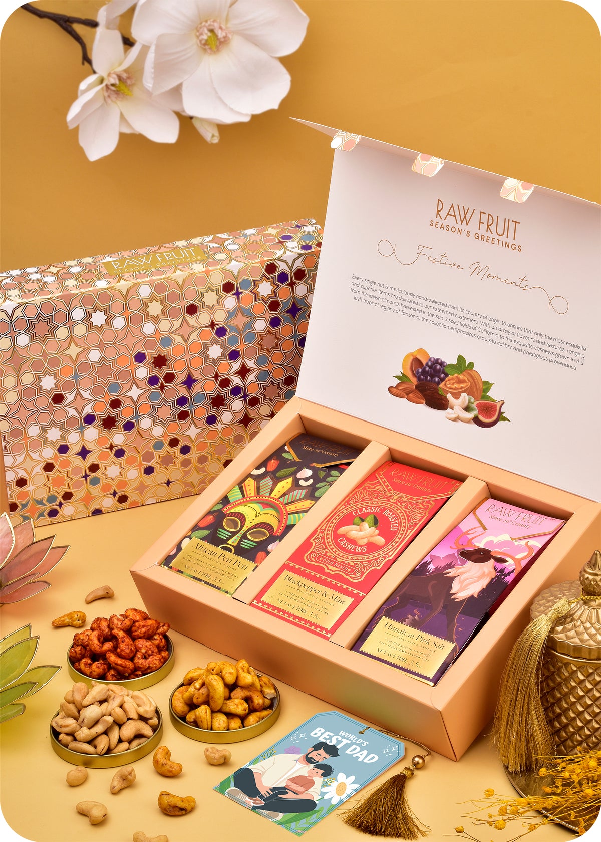 Diwali Trio: Assorted Cashew Gift Box