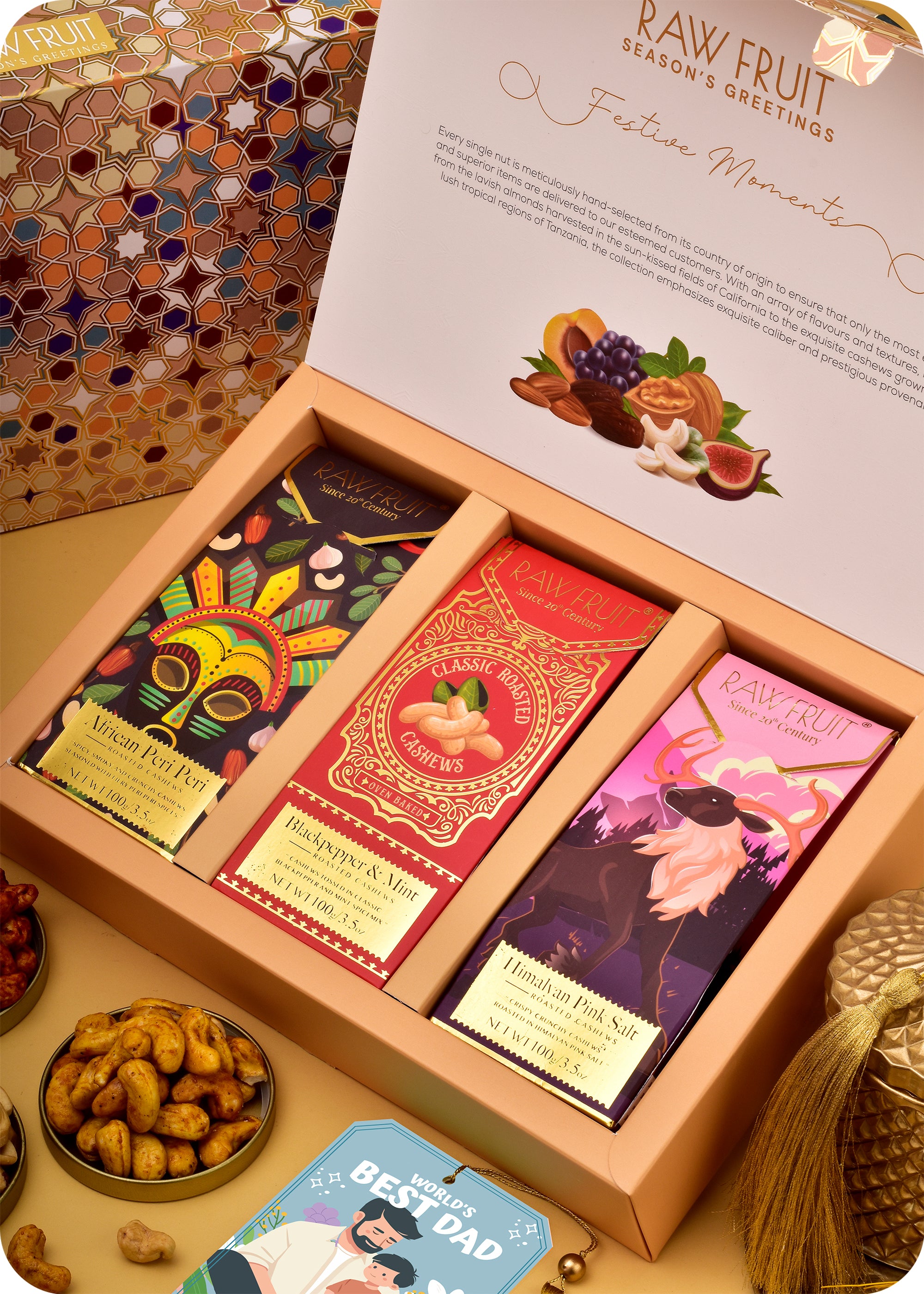 Diwali Trio: Assorted Cashew Gift Box