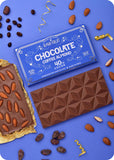 Coffee Almonds and Orange Peel Chocolate Bar