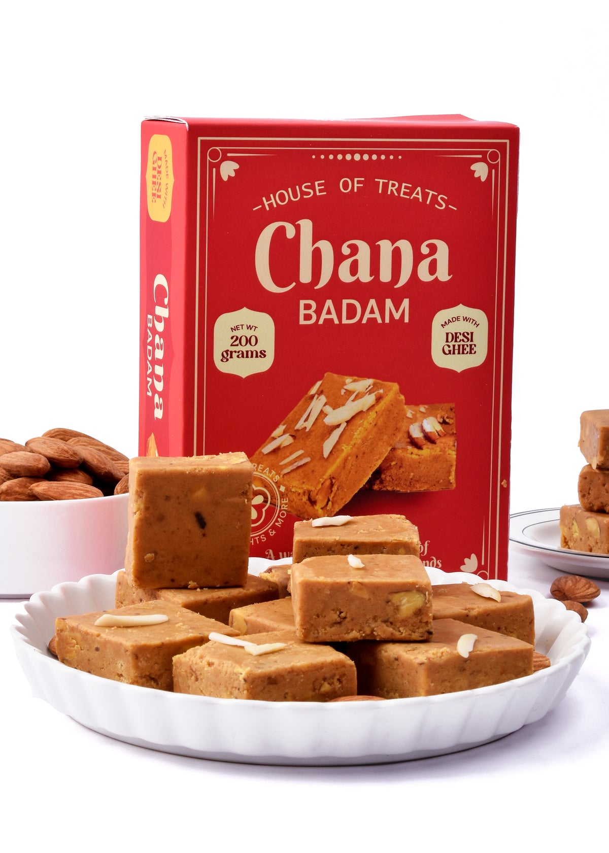 Bhai Dooj Special: Chana Badam Barfi Sweets Gift Pack