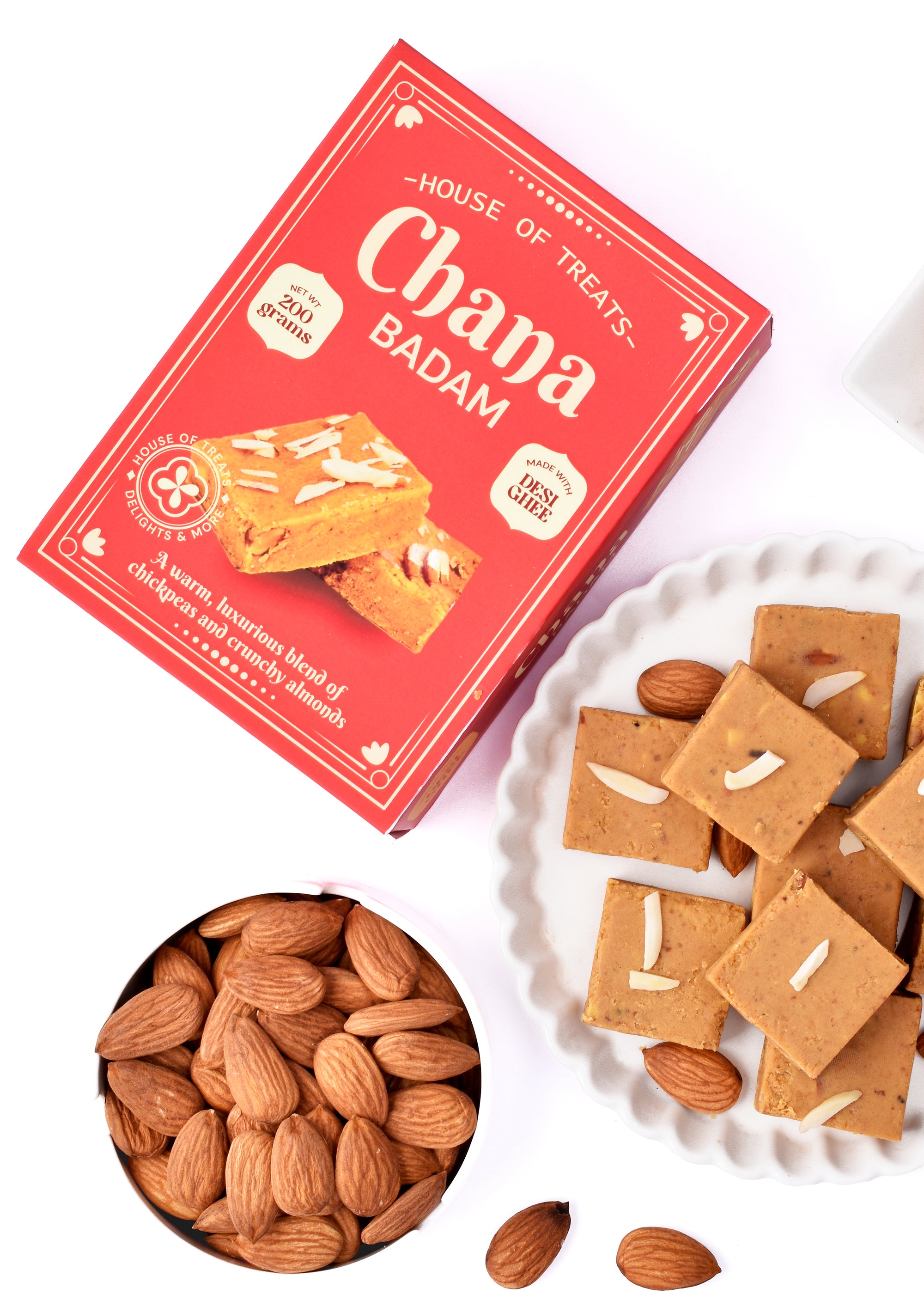 Bhai Dooj Special: Chana Badam Barfi Sweets Gift Pack