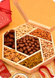 Festive Dry Fruits & Chocolate Dragees Gift Hamper