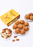 Gift Happiness: Besan Ladoo with Bhaiya Bhabhi Rakhi