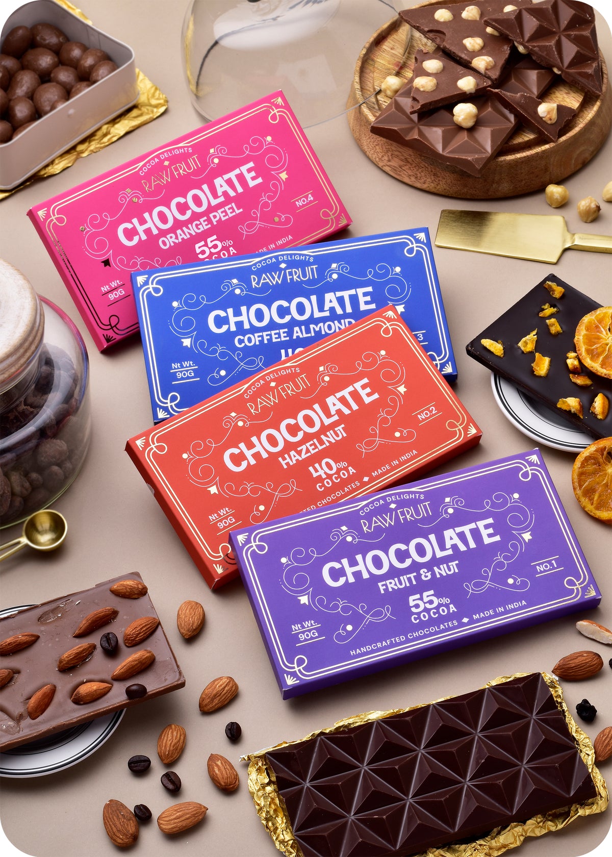 Chocolate Bar Pack of 4