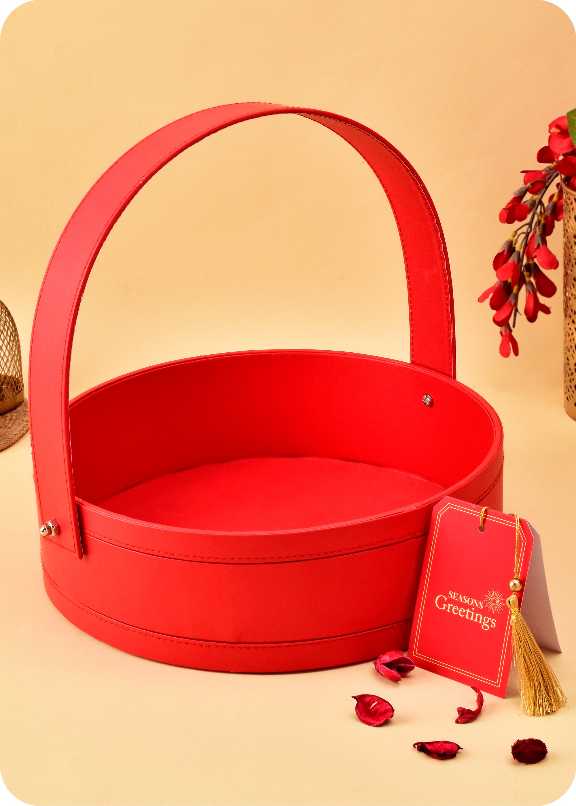 Christmas Gourmet Hamper: Nutty Brittles, Cookies, Candles