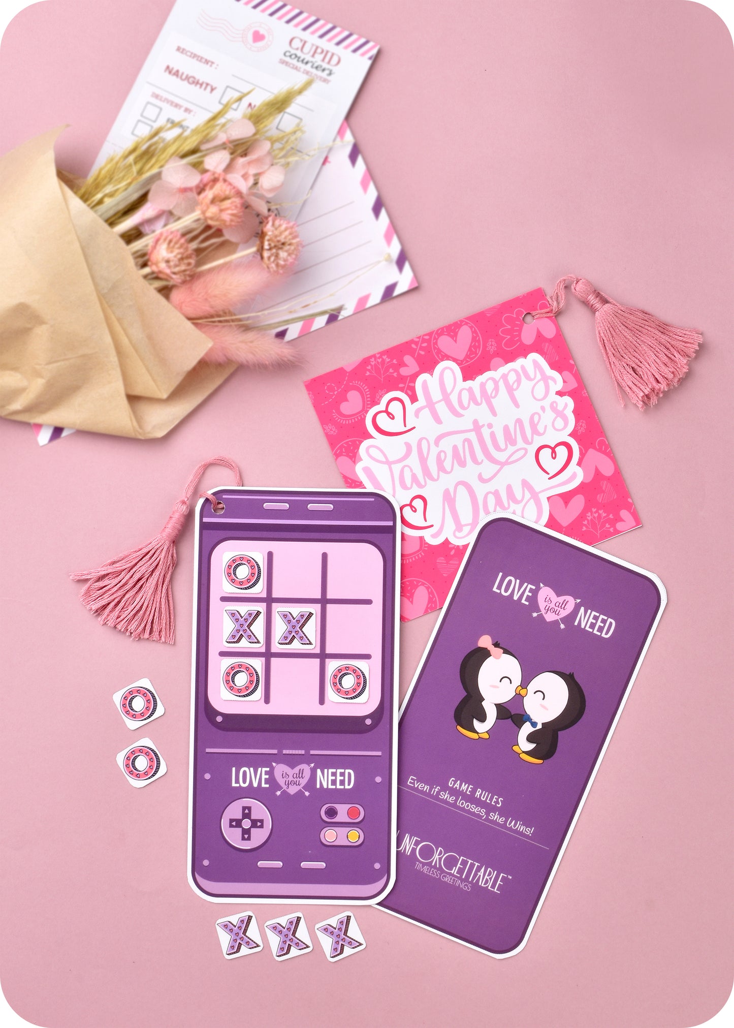 Valentine's Choco-Tac-Toe Bliss