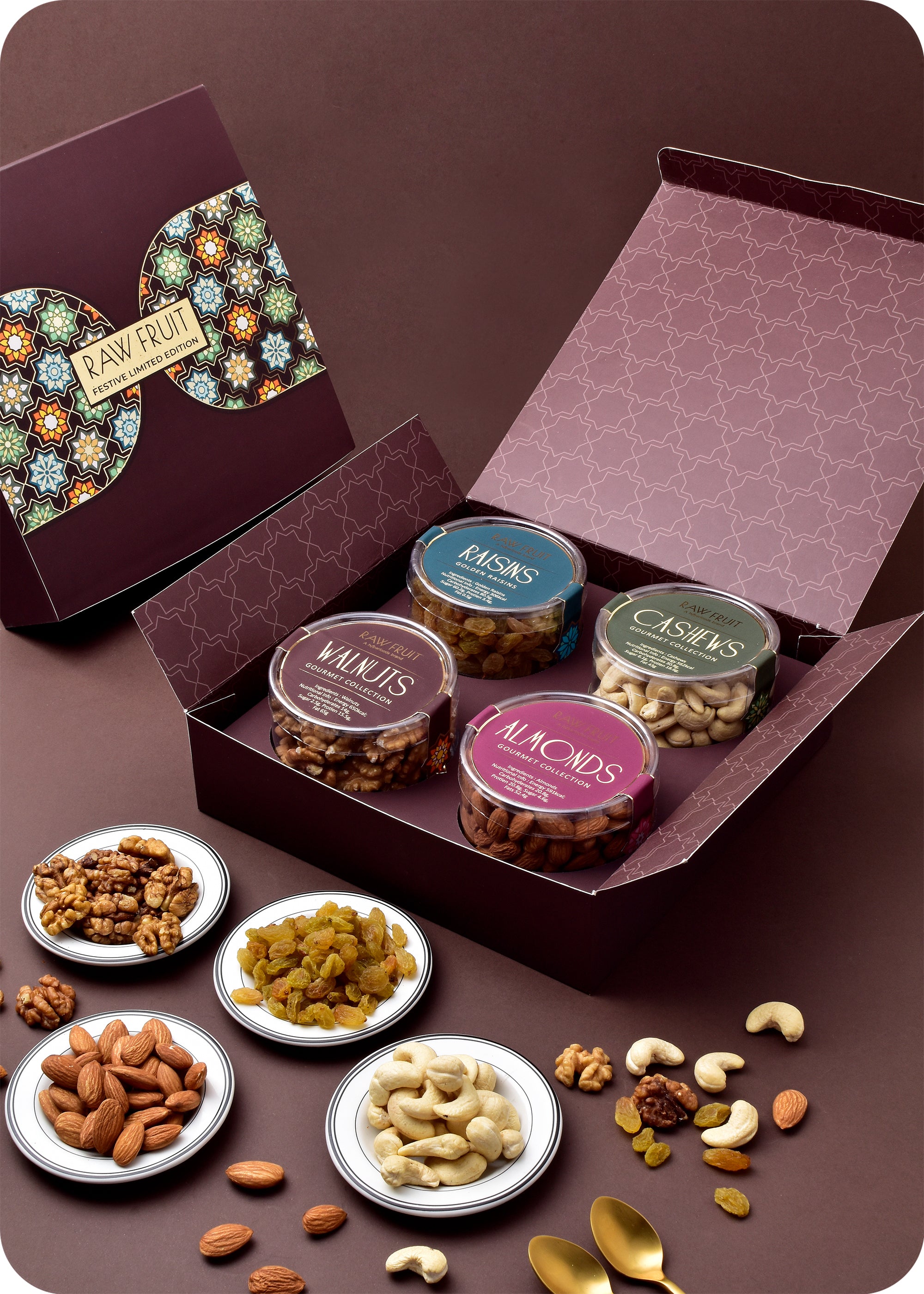 Rakshabandhan Special: Dry Fruits with Rakhi Set of 4