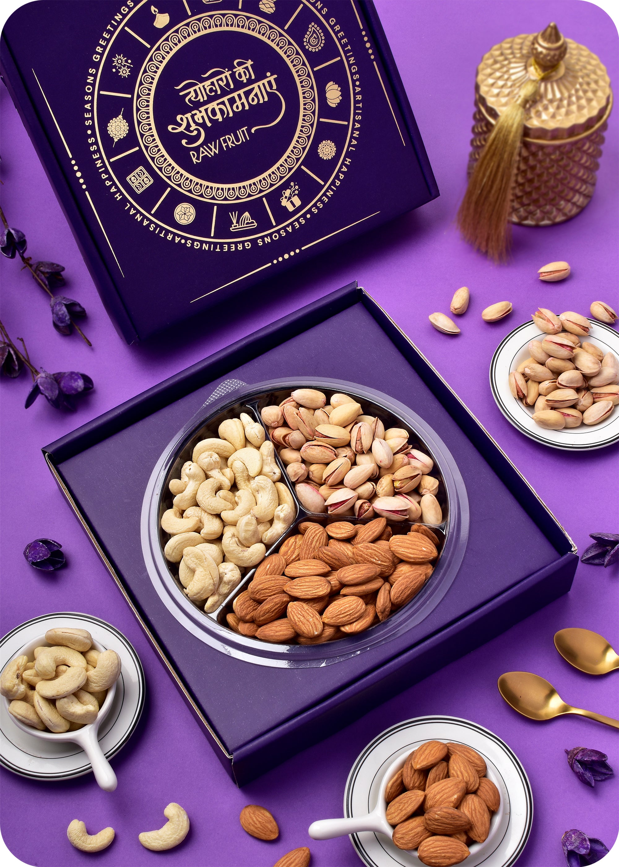 Pack of 3 Dry Fruits Gift Box