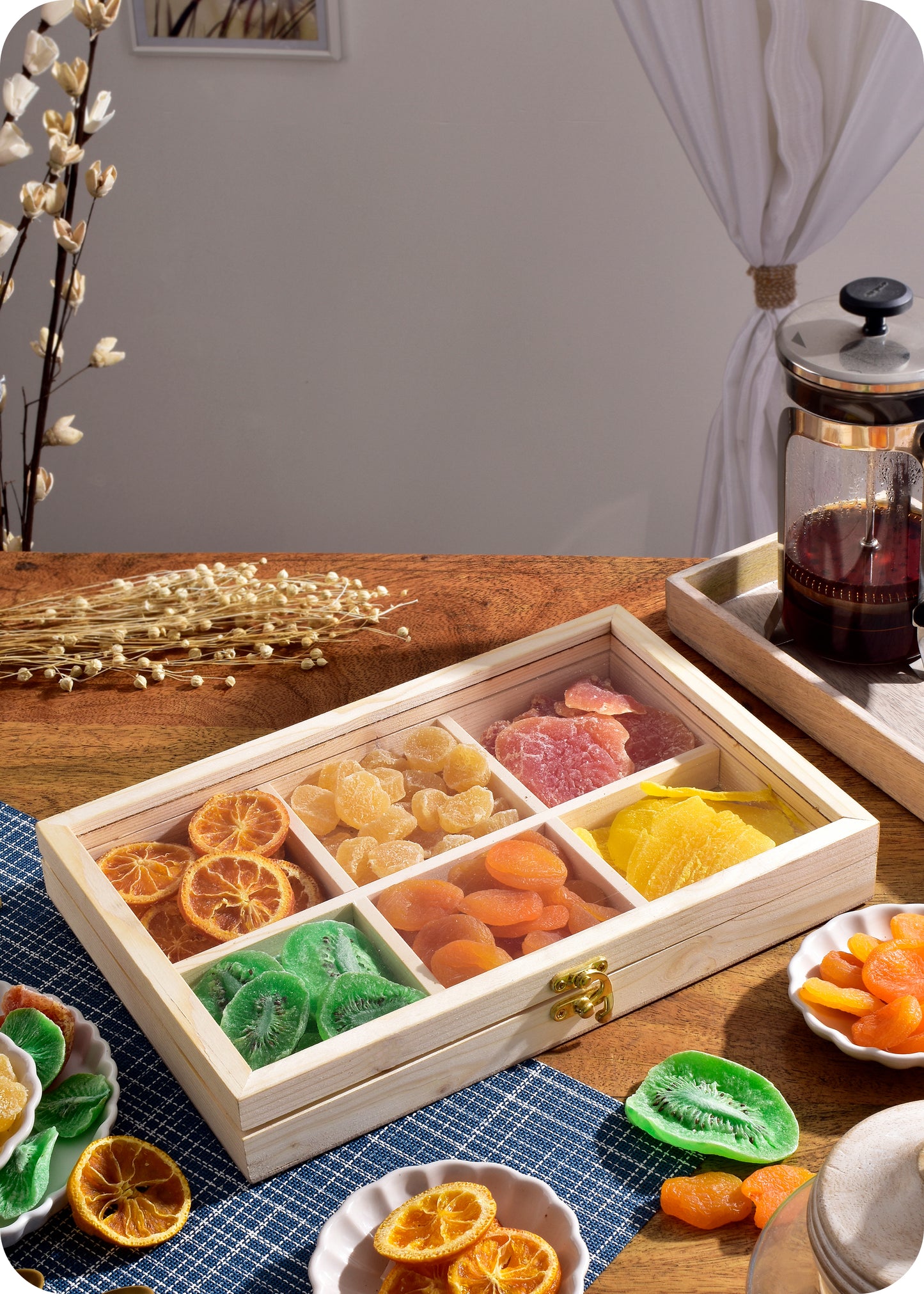 Diwali Tropical Bliss: 6 Assorted Dry Fruits