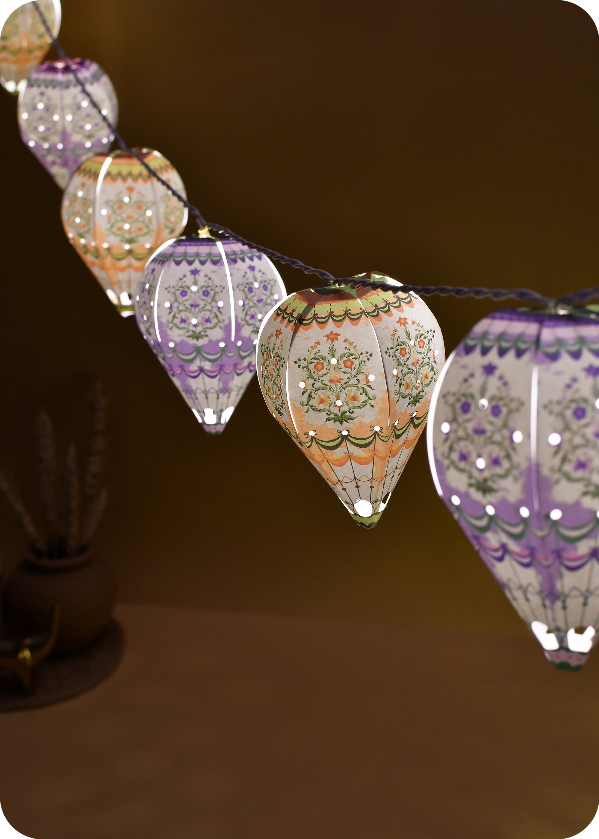 Festive Sweets & Roasted Dry Fruits Gift Pack with DIY Paper Lamps