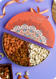 Set of 3 Rakhi Gift for Brother with Dry Fruits