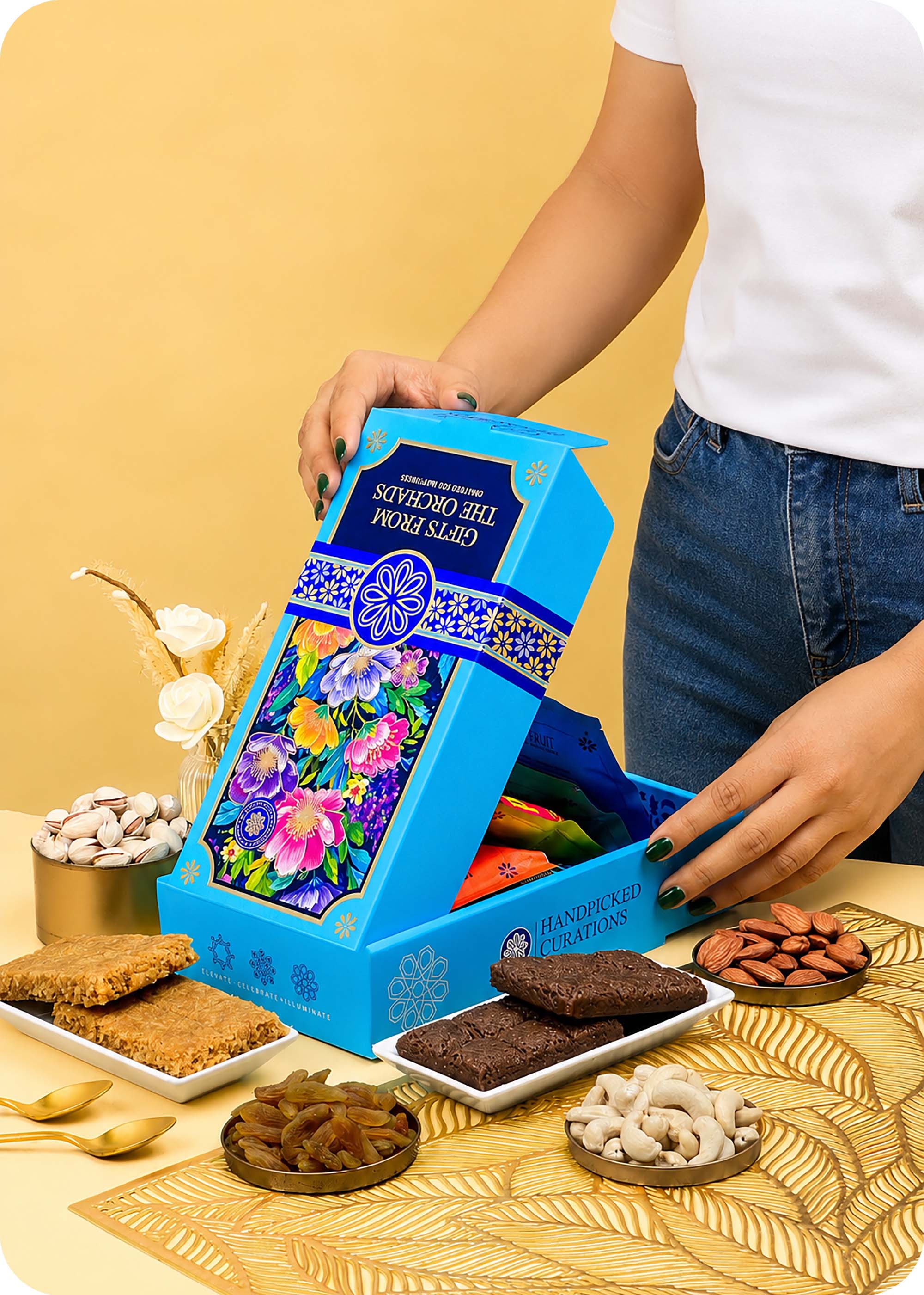 Gifts From The Orchards Dry Fruits & Brittles Gift Pack