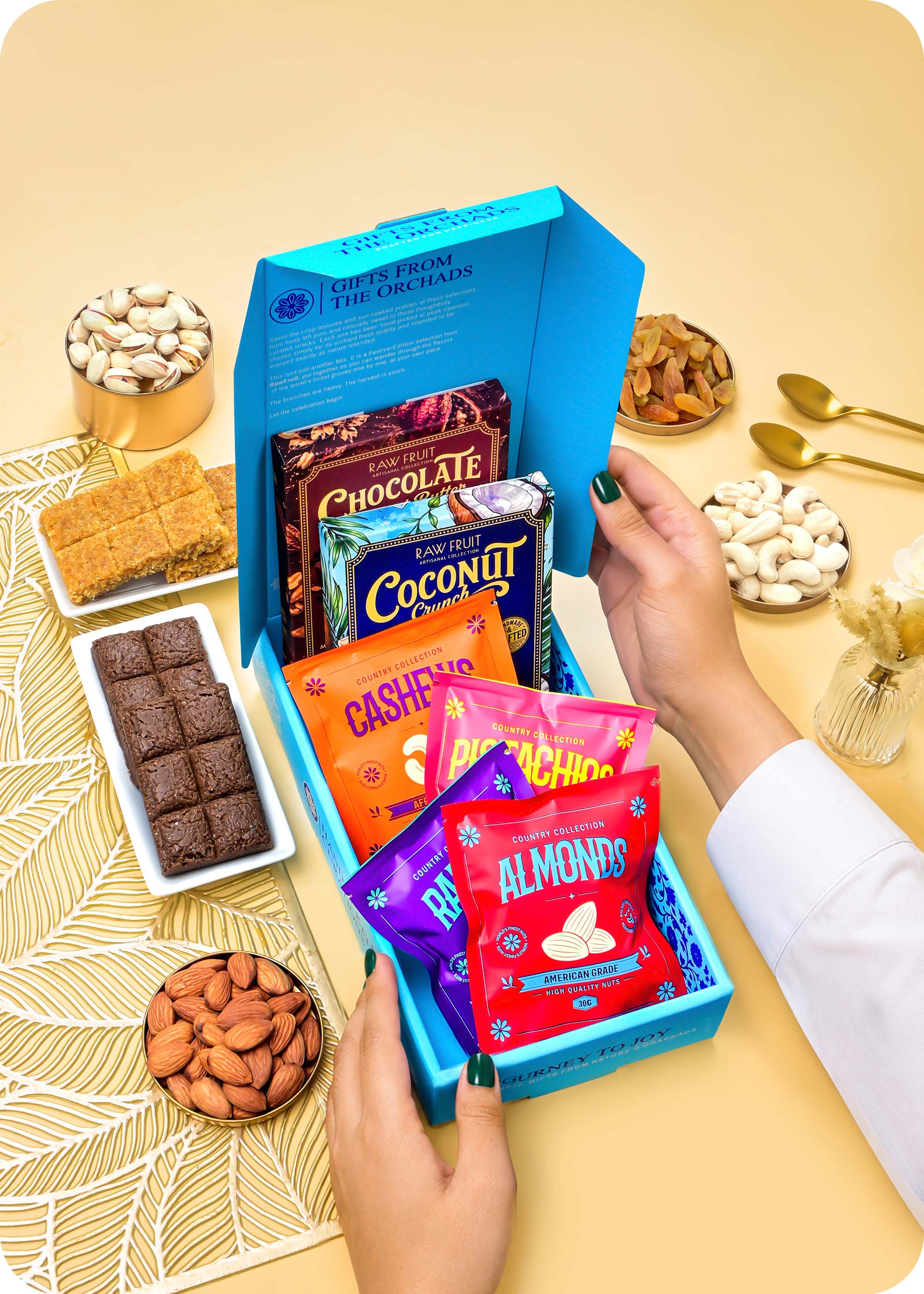 Gifts From The Orchards Dry Fruits & Brittles Gift Pack