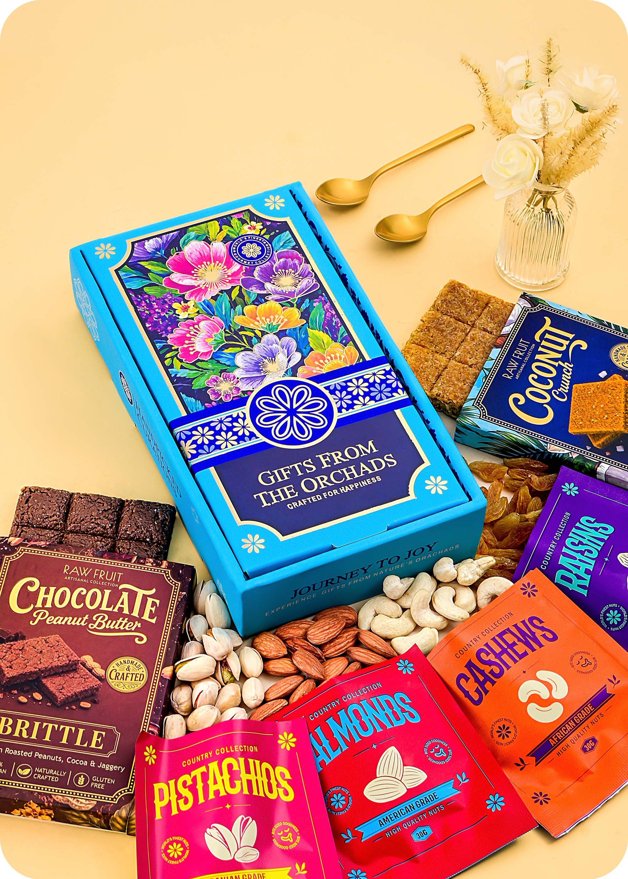 Gifts From The Orchards Dry Fruits & Brittles Gift Pack