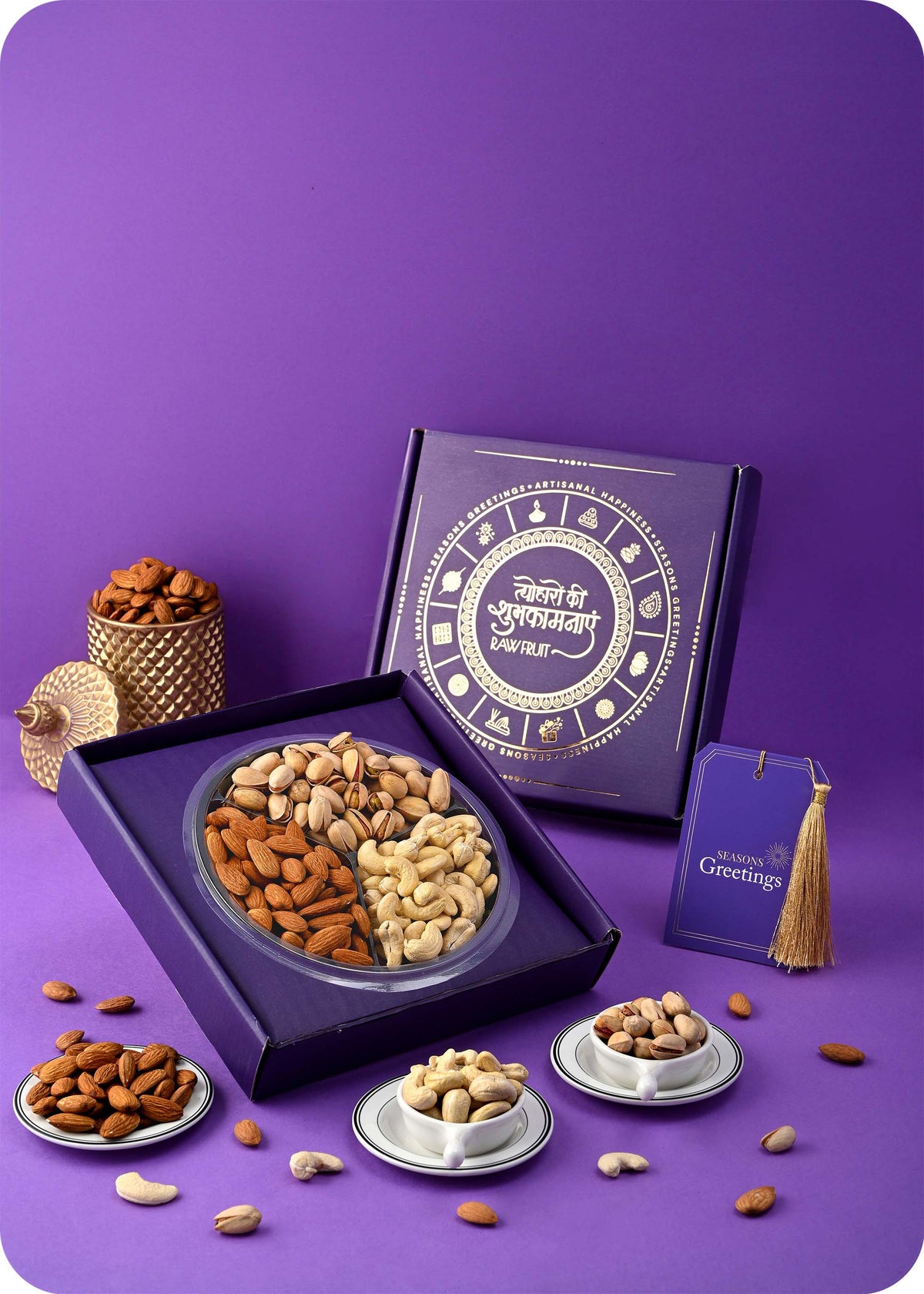 Cashews, Almonds, Pistachios Dry Fruits Gift Box – Premium Nuts Collection