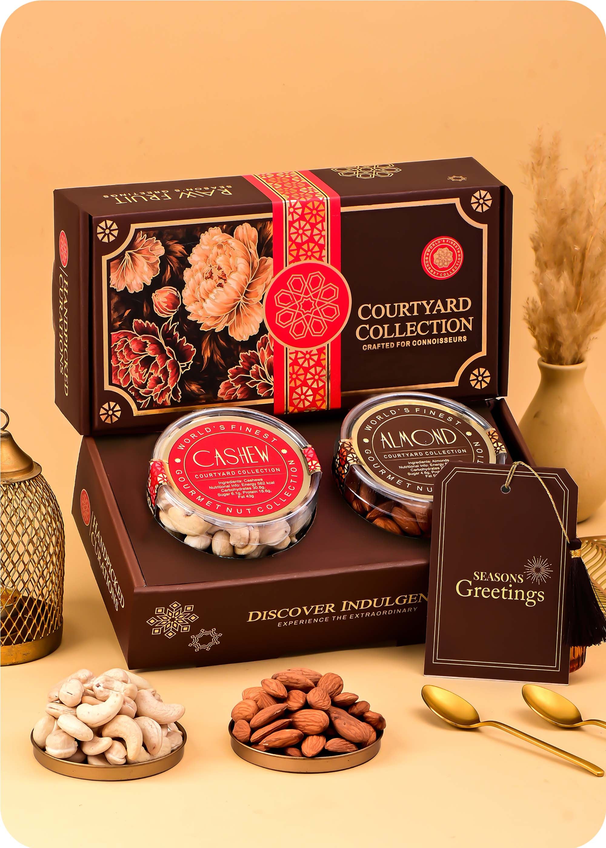 Dry Fruits Gift Pack including Cashews and Almonds.