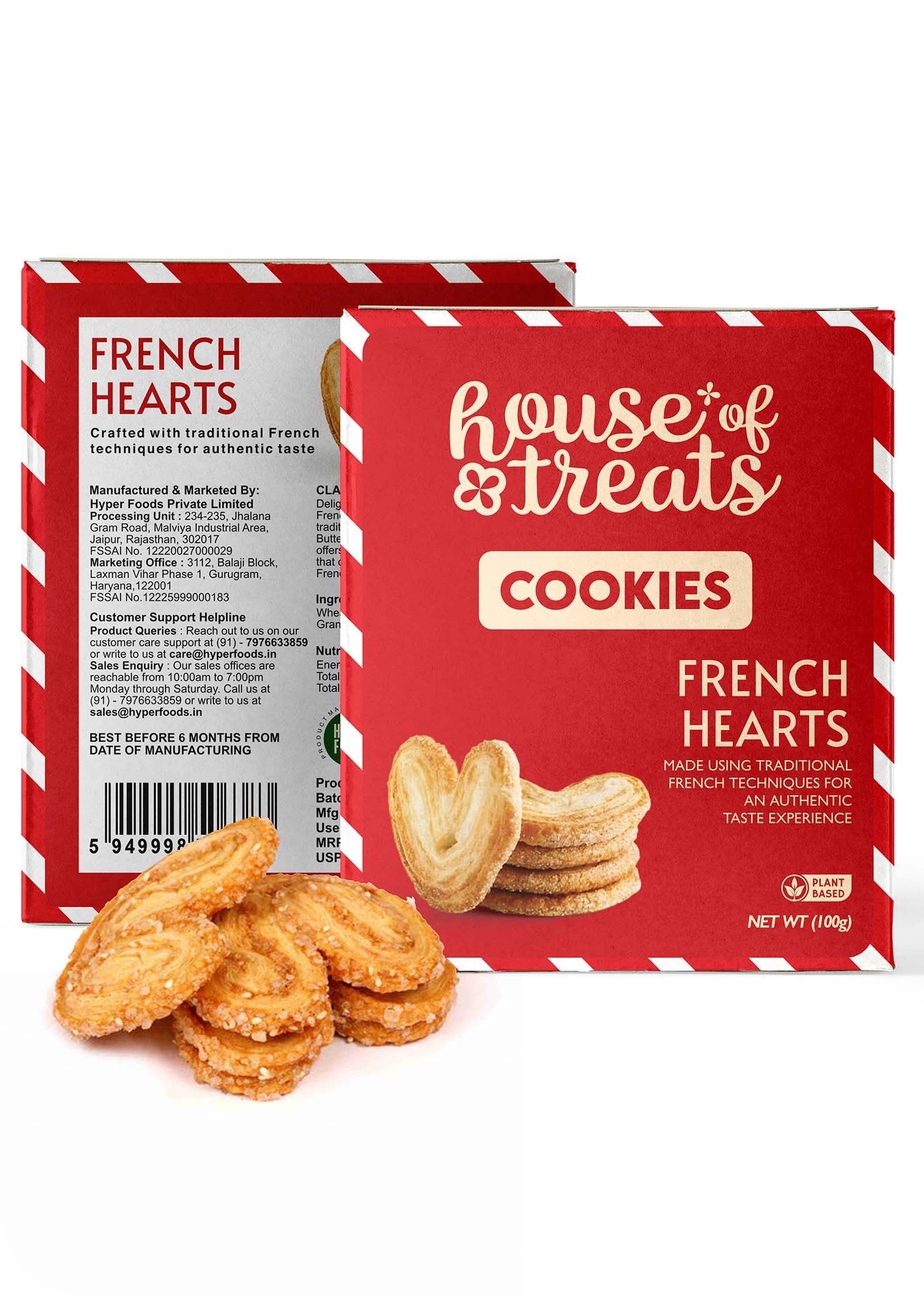 HyperFoods® French Heart Cookies