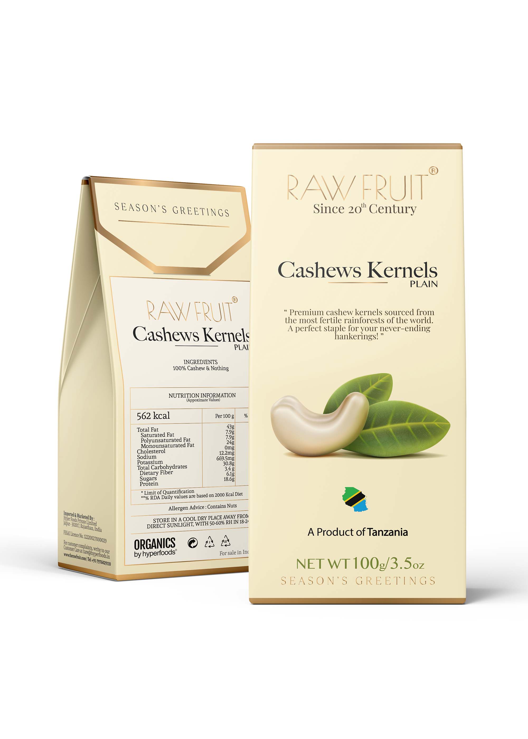 Dry Fruits Combo Pack Cashews, Almonds & Raisins