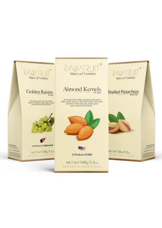 Dry Fruits Combo Pack Almond, Raisins, & Pistachio