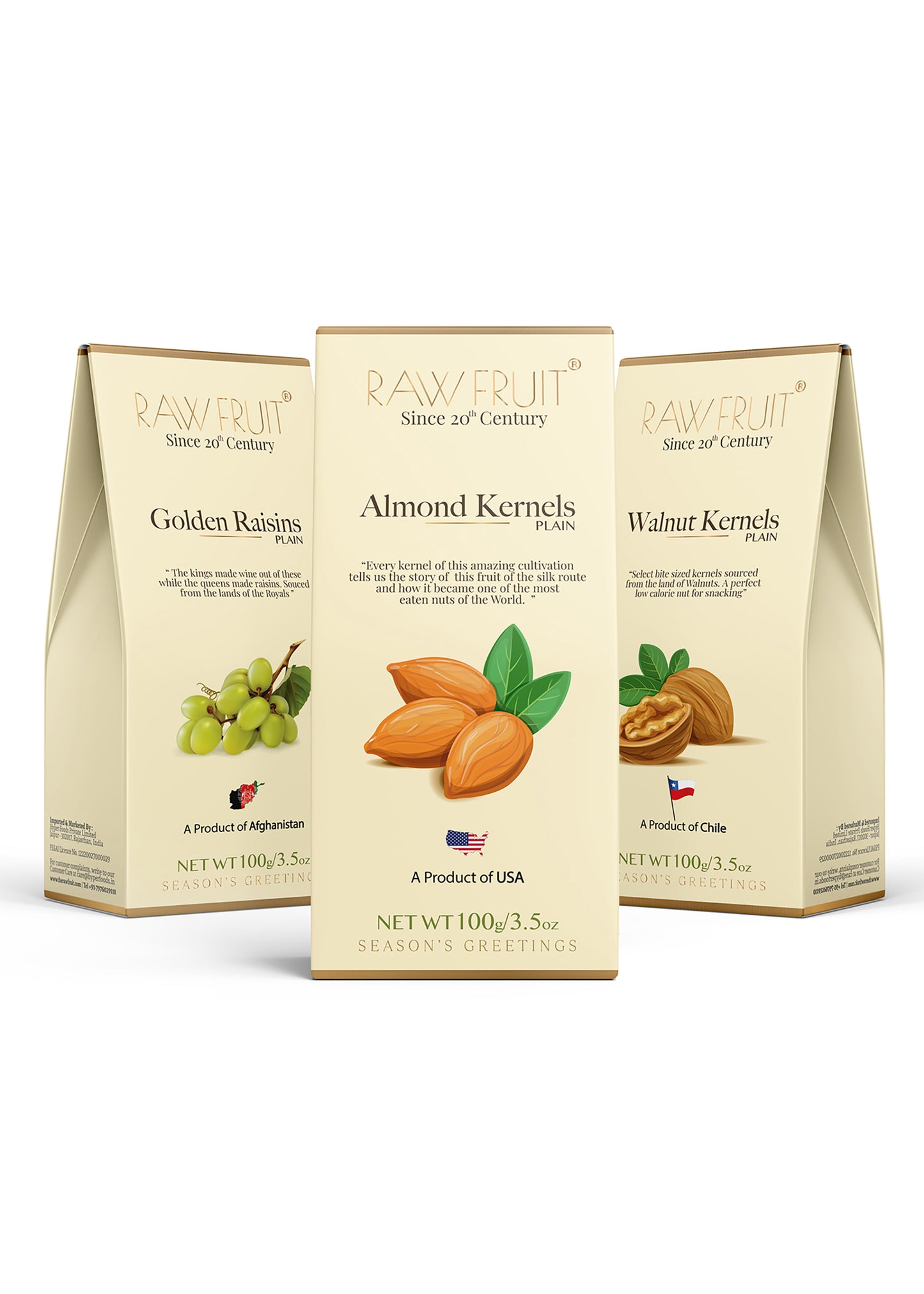 Dry Fruits Combo Pack of Almond, Raisins, & Walnut