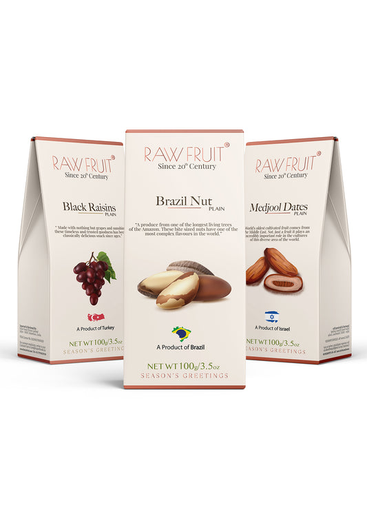 Dry Fruits Combo Pack Brazil Nut, Black Raisins, & Dates
