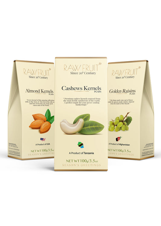 Dry Fruits Combo Pack Cashew, Almond,& Raisins