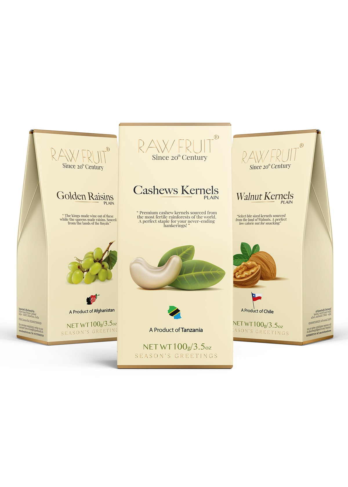 Dry Fruits Combo Pack Cashew, Raisins & Walnut