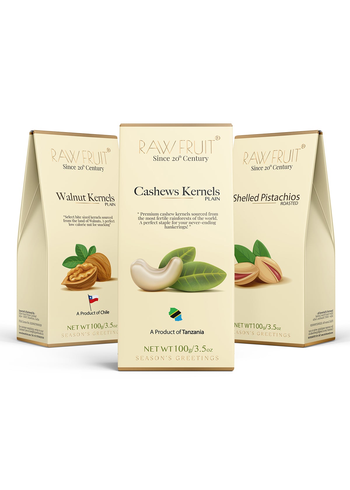 Dry Fruits Combo Pack Cashew, Walnut & Pistachio