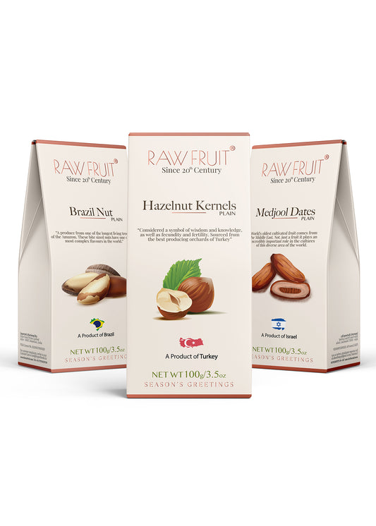 Dry Fruits Combo Pack Hazel Nut, Brazil Nut, & Dates
