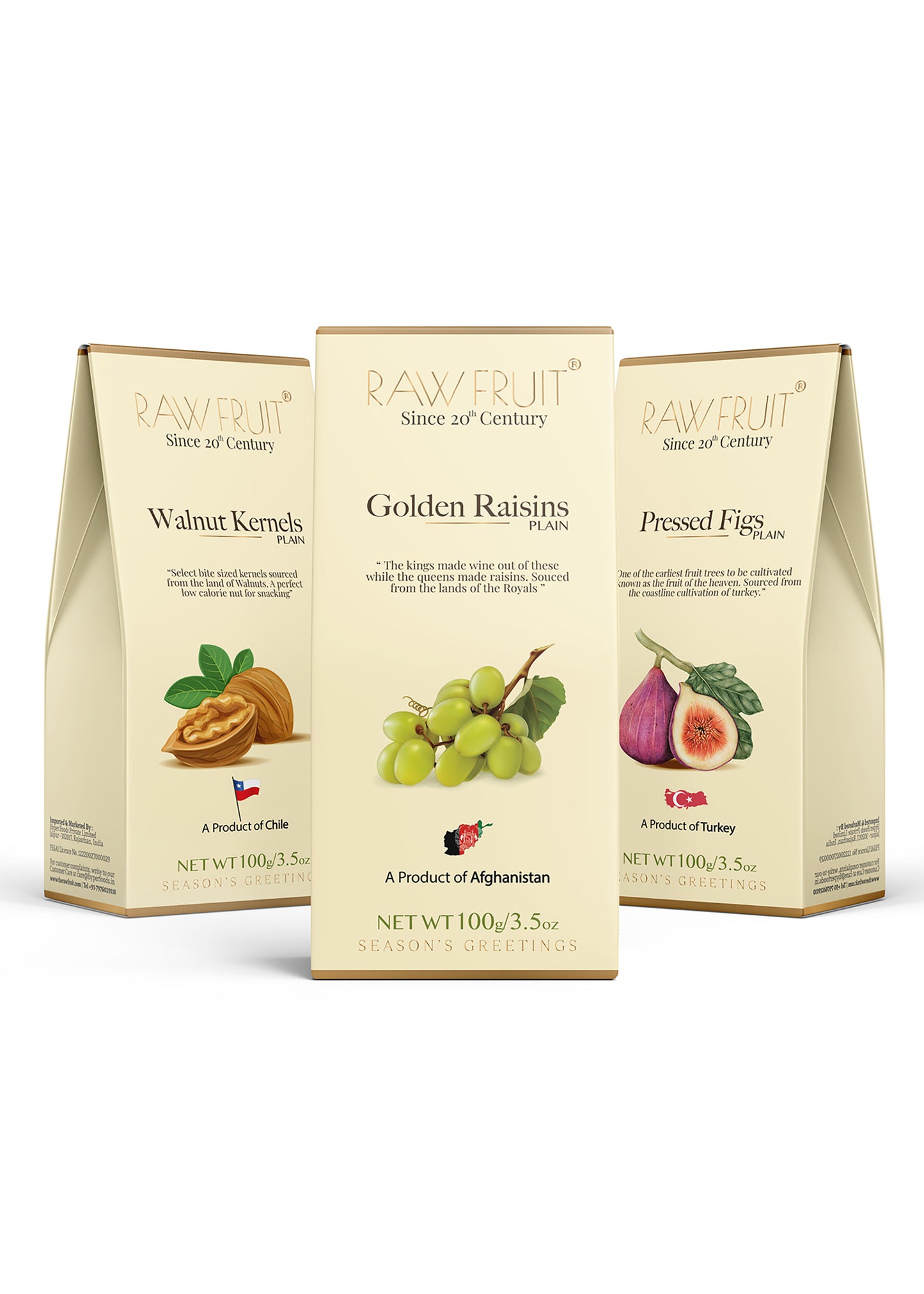 Dry Fruits Combo Pack Raisins, Walnut, & Figs
