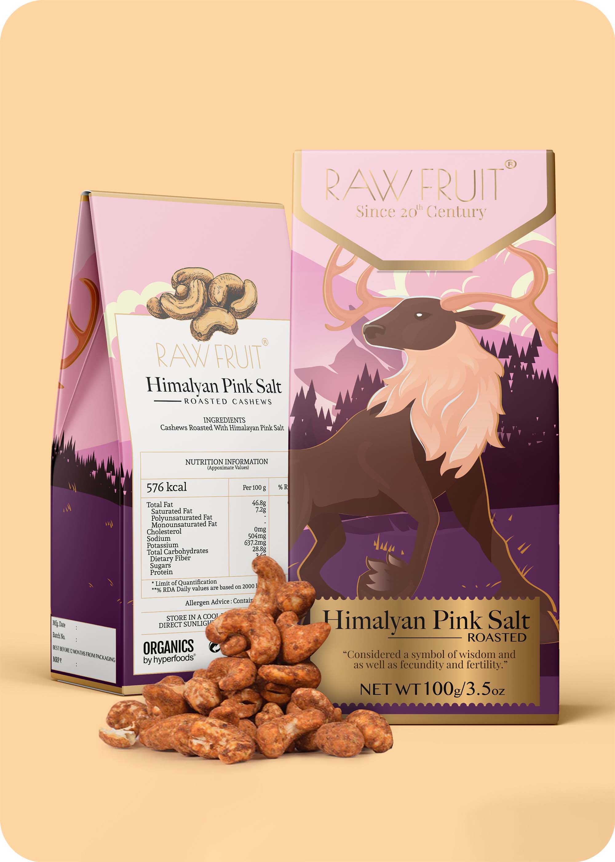 Roasted Cashews Dry Fruits Pack