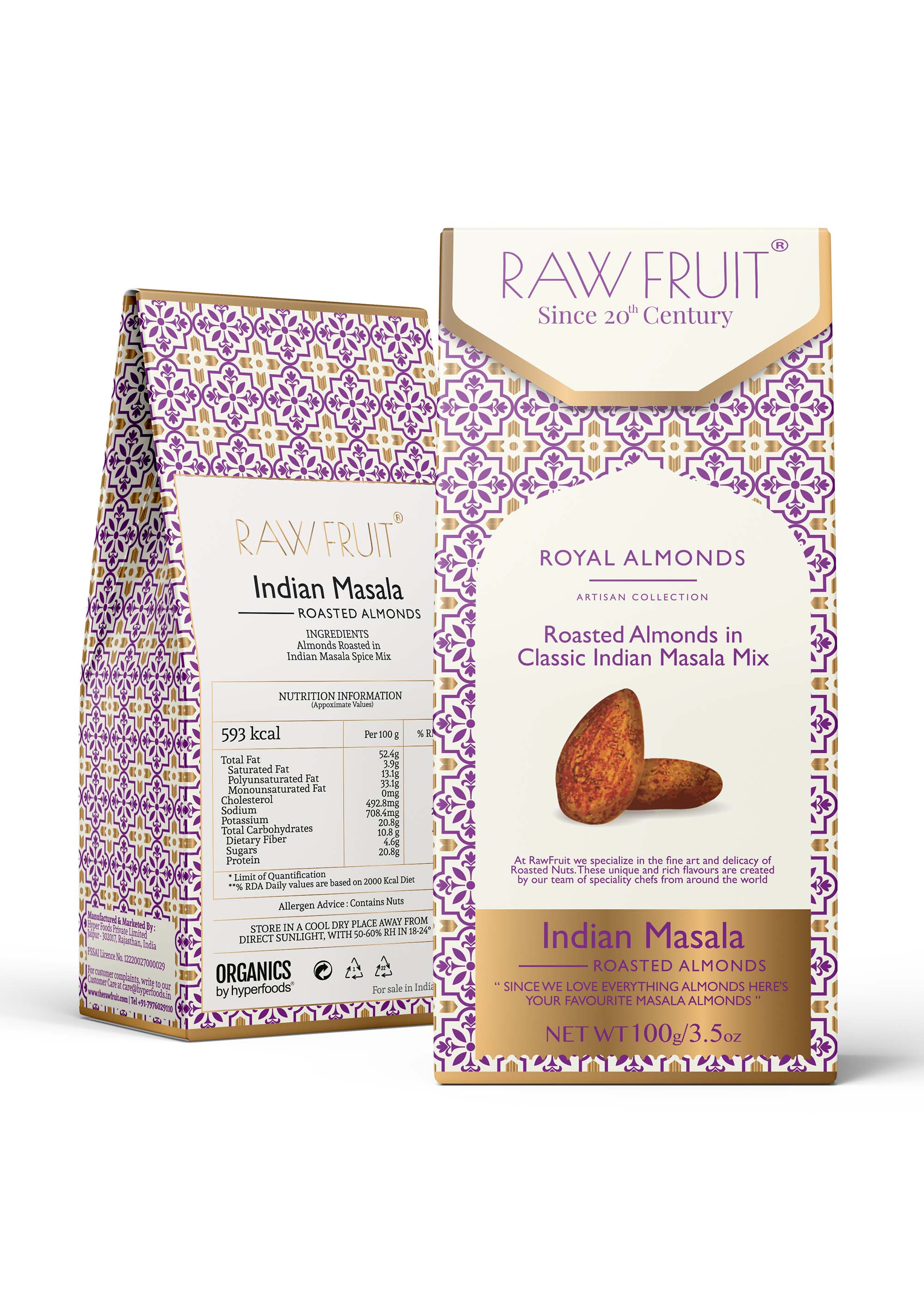 Pink Salted Roasted Almonds 200gm